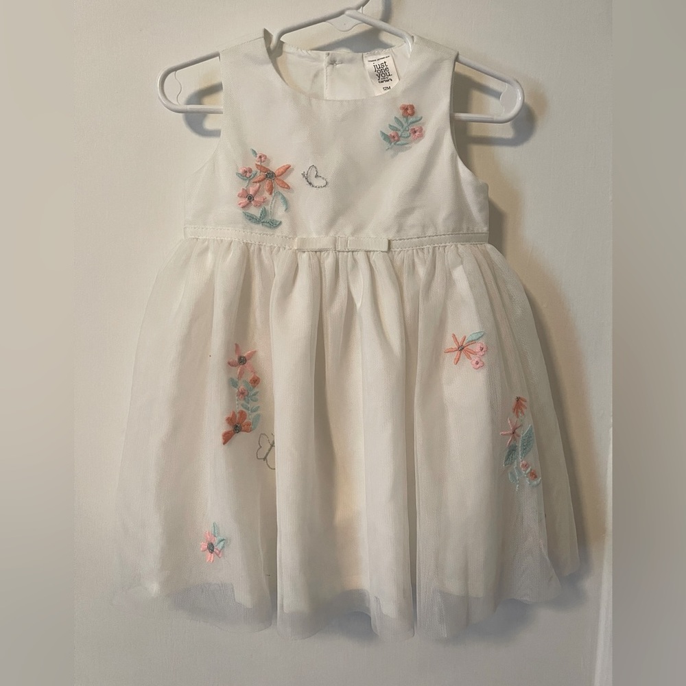 Carter’s while tulle dress